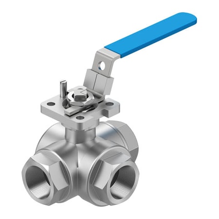 Festo Ball Valve VZBE-1-T-63-F-3L-F05-M-V15V15 VZBE-1-T-63-F-3L-F05-M-V15V15